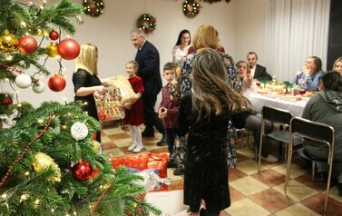 Uroczysta Wigilia w Centrum Adminstracyjnym Plac&oacute;wek Opiekuńczo-Wychowawczych w Zawierciu 6