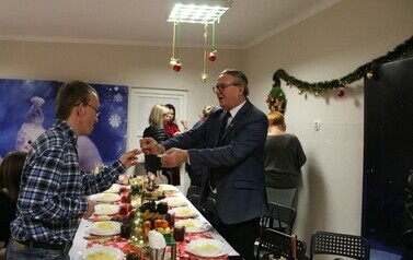 Uroczysta Wigilia w Centrum Adminstracyjnym Plac&oacute;wek Opiekuńczo-Wychowawczych w Zawierciu 42