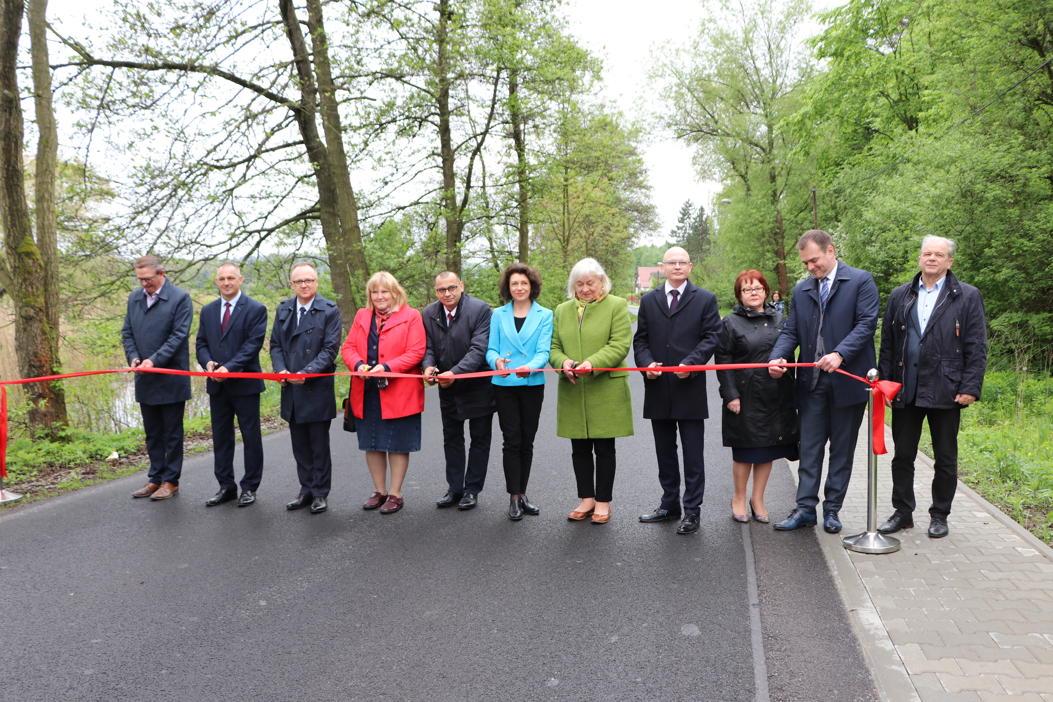 Oficjalne oddanie do użytku drogi powiatowej nr 1765S na odcinku Pilica - Kocikowa