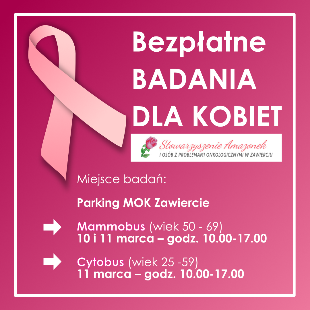 Mobilne Badania Mammograficzne I Cytologiczne Starostwo Powiatowe W Zawierciu 2653