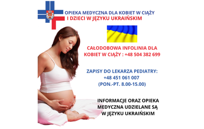 Zdjęcie do Pomoc medyczna dla kobiet w ciąży i dzieci w języku ukraińskim