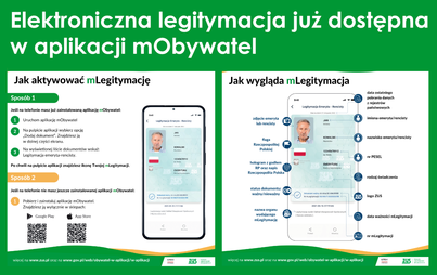 Zdjęcie do Elektroniczna legitymacja emeryta - rencisty już dostępna w aplikacji mObywatel