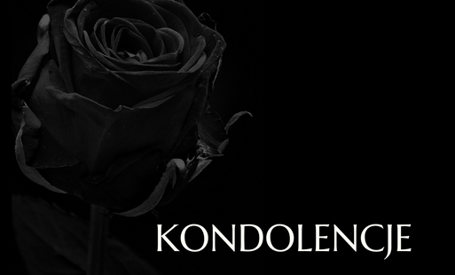 Grafika informacyjna: Kondolencje