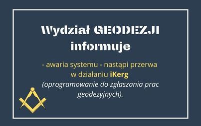 Zdjęcie do Wydział Geodezji informuje