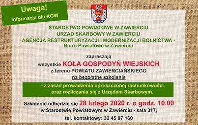 Zdjęcie do Szkolenie dla KGW